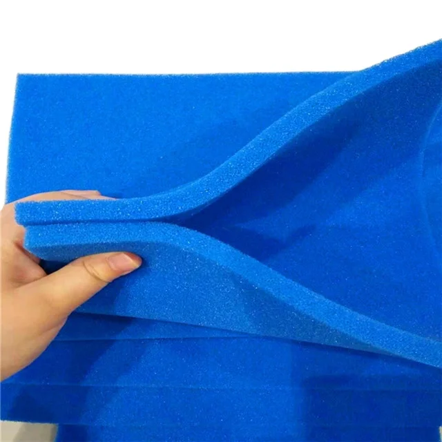 Less silicone  blue foam sheet thickness 5mm 7mm 10mm DZSBF for Ironing table