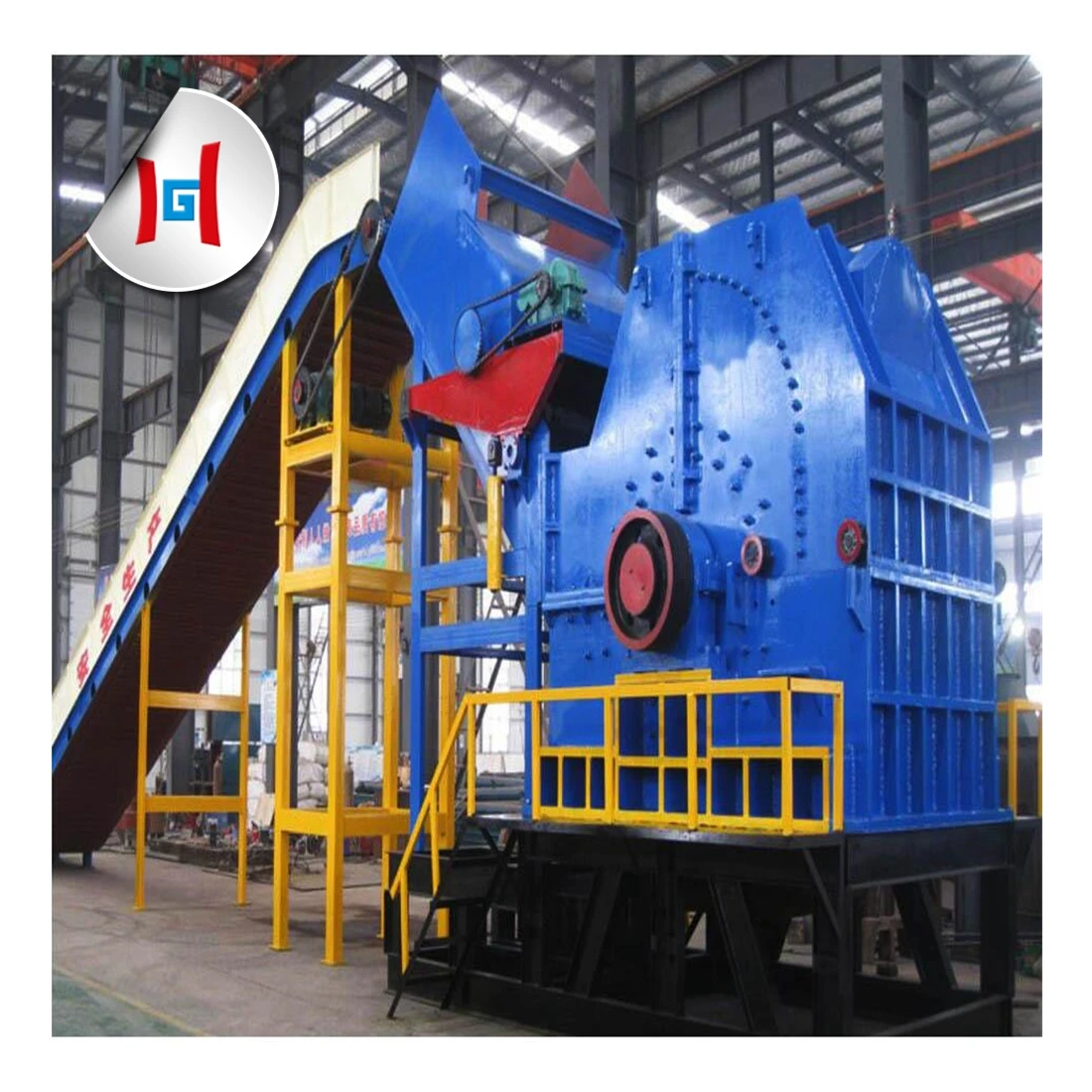 
For sale waste steel iron shredder scrap metal crusher recycling machine factory 