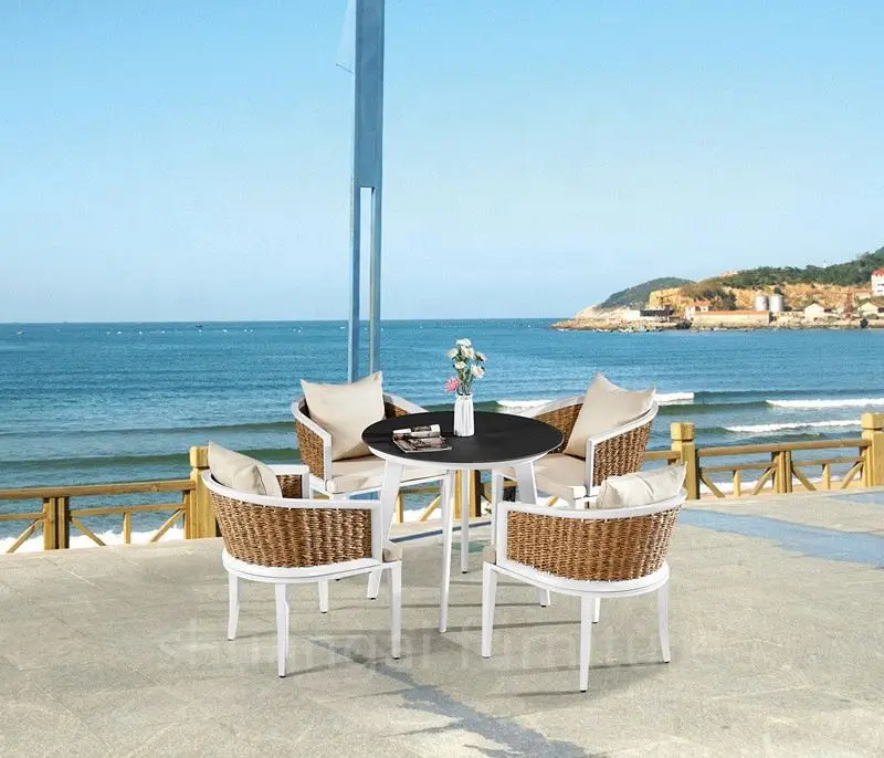 Hot Selling Modern Wicker Rattan Garden Furniture Leisure Patio Outdoor Sofa Set Outdoor Rattan Sofa