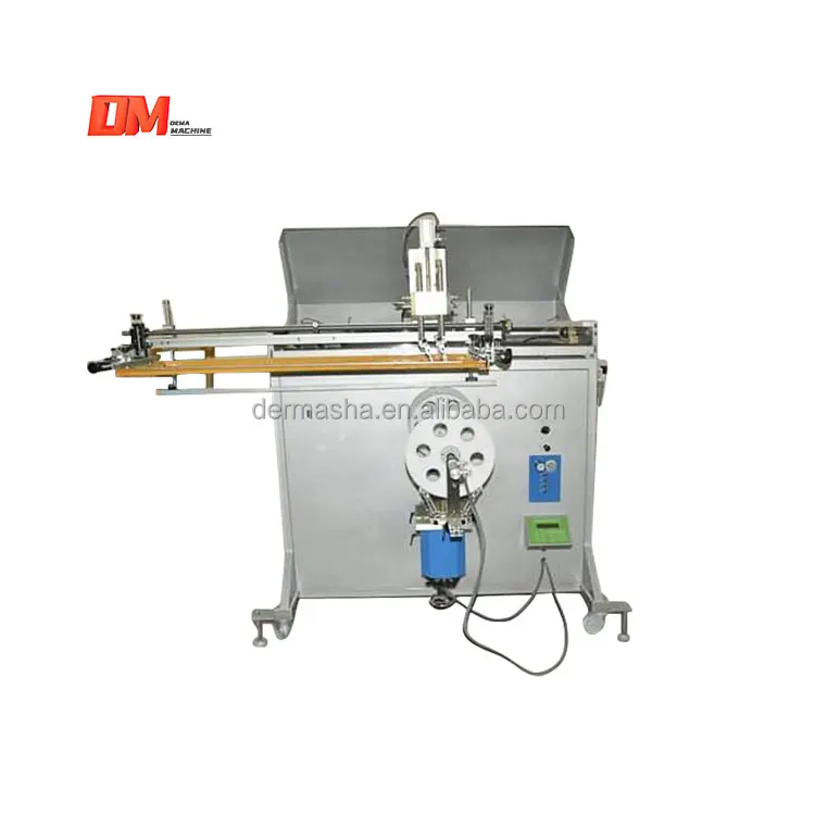 Technical 1 Color Semi-automatic Screen Printing Machine For Large Plastic Cylindrical Buckets