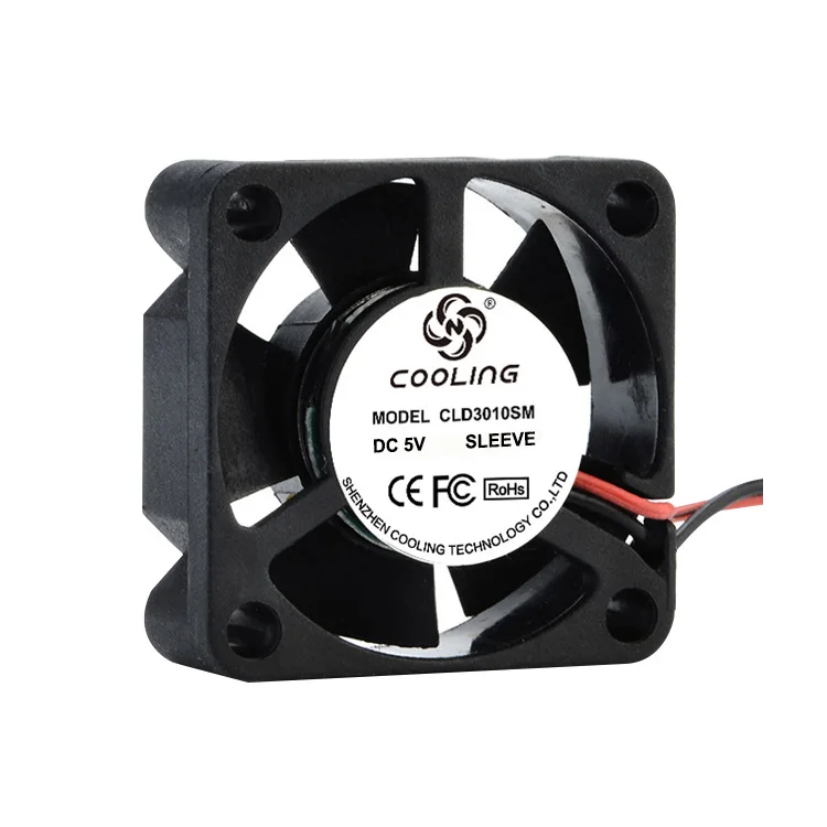 low noise 30x30x10mm 30mm 3cm 5v dc cooling fan