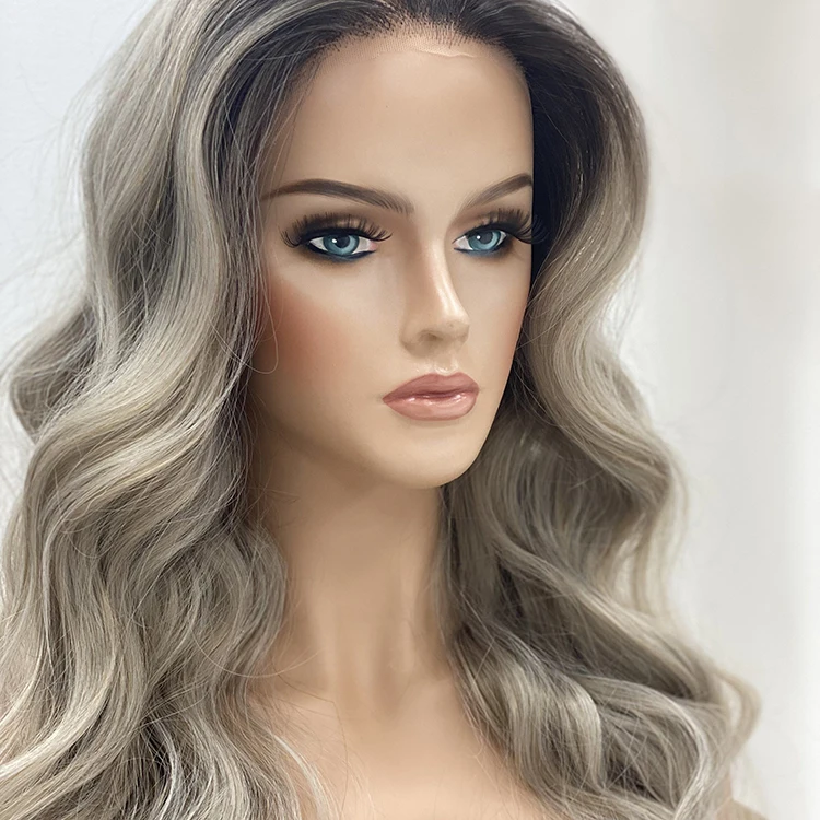 H5-E Professional Wig Display Female Mannequin Head Realistic Fashion Makeup Head with shoulder