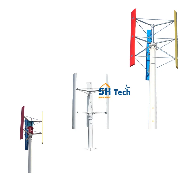 Shenghuang 2kw 3kw 5kw  10kw wind power generator on grid system 220v 380v output