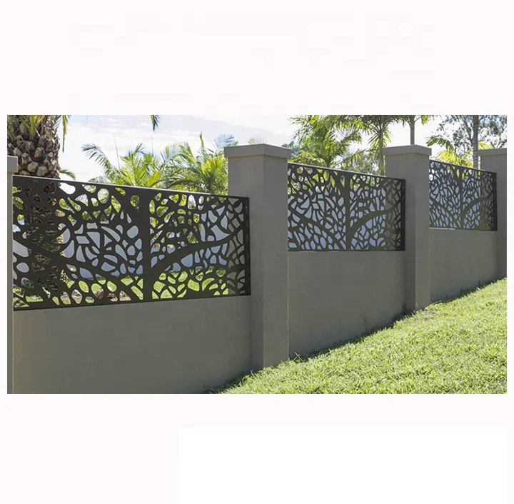 Steel Manufacture Galvanized Ornamental Aluminum fence