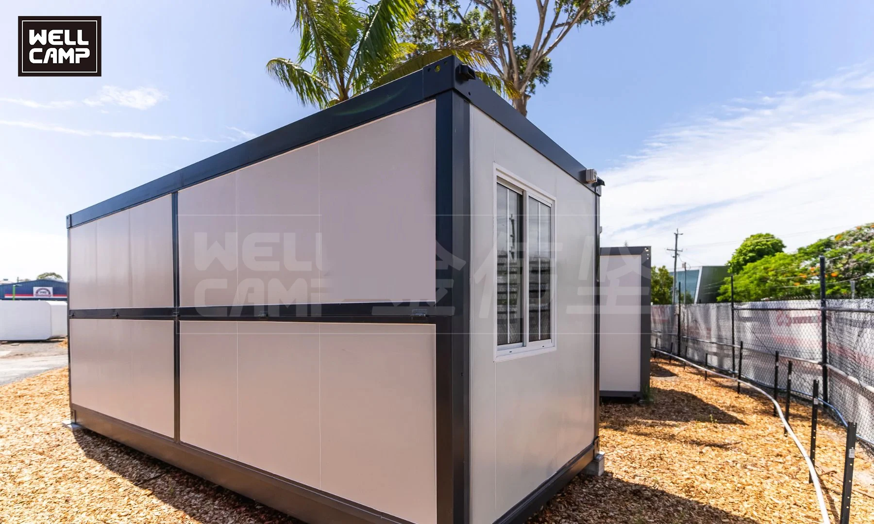 Wellcamp Group affordable Folding Flat Pack container nice house easy to install nice appearance solid construction house