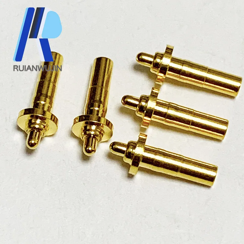 Customized Industrial Brass material spring loaded Pogo pin connector components PCB contact