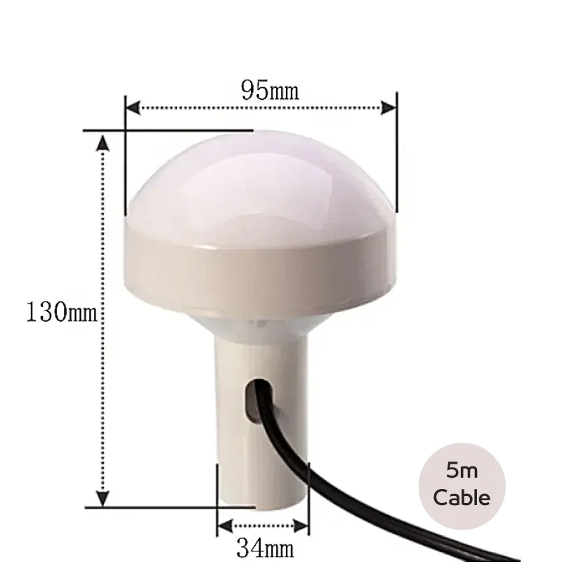 Outdoor waterproof navigation Beidou navigation GPS satellite positioning antenna 4G onboard marine timing mushroom head antenna