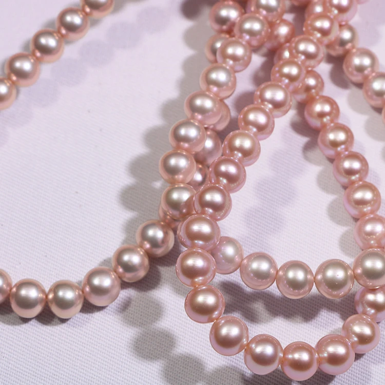2022 Fengzuan jewelry 7mm 8mm 10mm 4A natural freshwater pearl string real natural pearl diy bracelet necklace jewelry