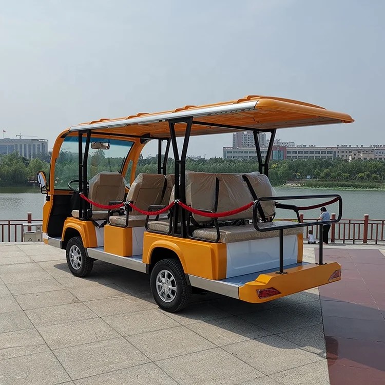 Chinese electric car sightseeing shuttle bus mini school bus