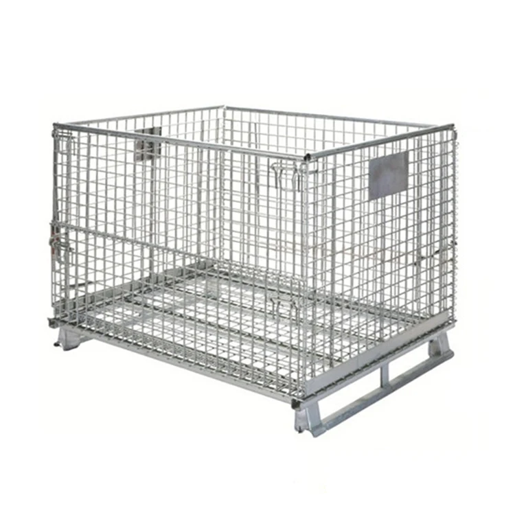 Пластиковая поддонная клетка для супермаркета металлические контейнеры хранения