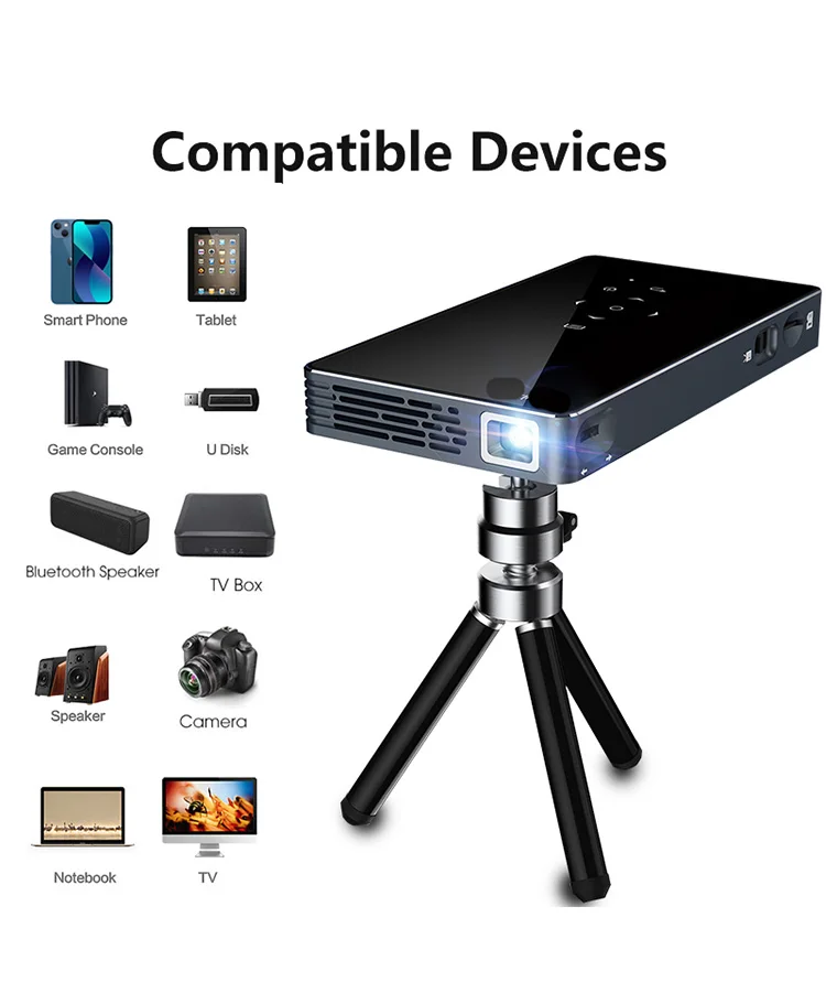 superroot Android  HD IN Wi-fi bt P8I dlp mini laser projector 4k proyector