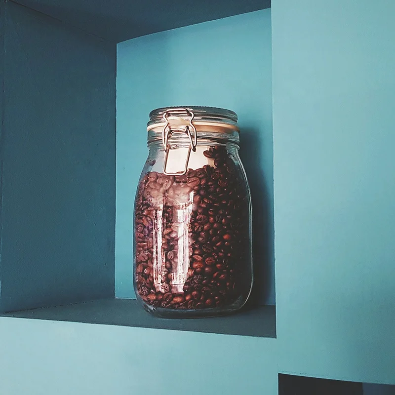 Mason jar 4oz 8oz 12oz 16oz 32oz 50oz 64oz Airtight Food Container Clear Jam Glass Mason Jars with Screw Lids