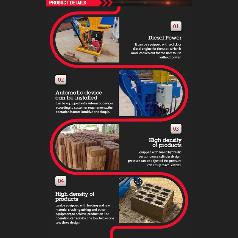 Manual Hollow Fly Ash Concrete Cement Ecological Brick Block Moulding Making Machinery