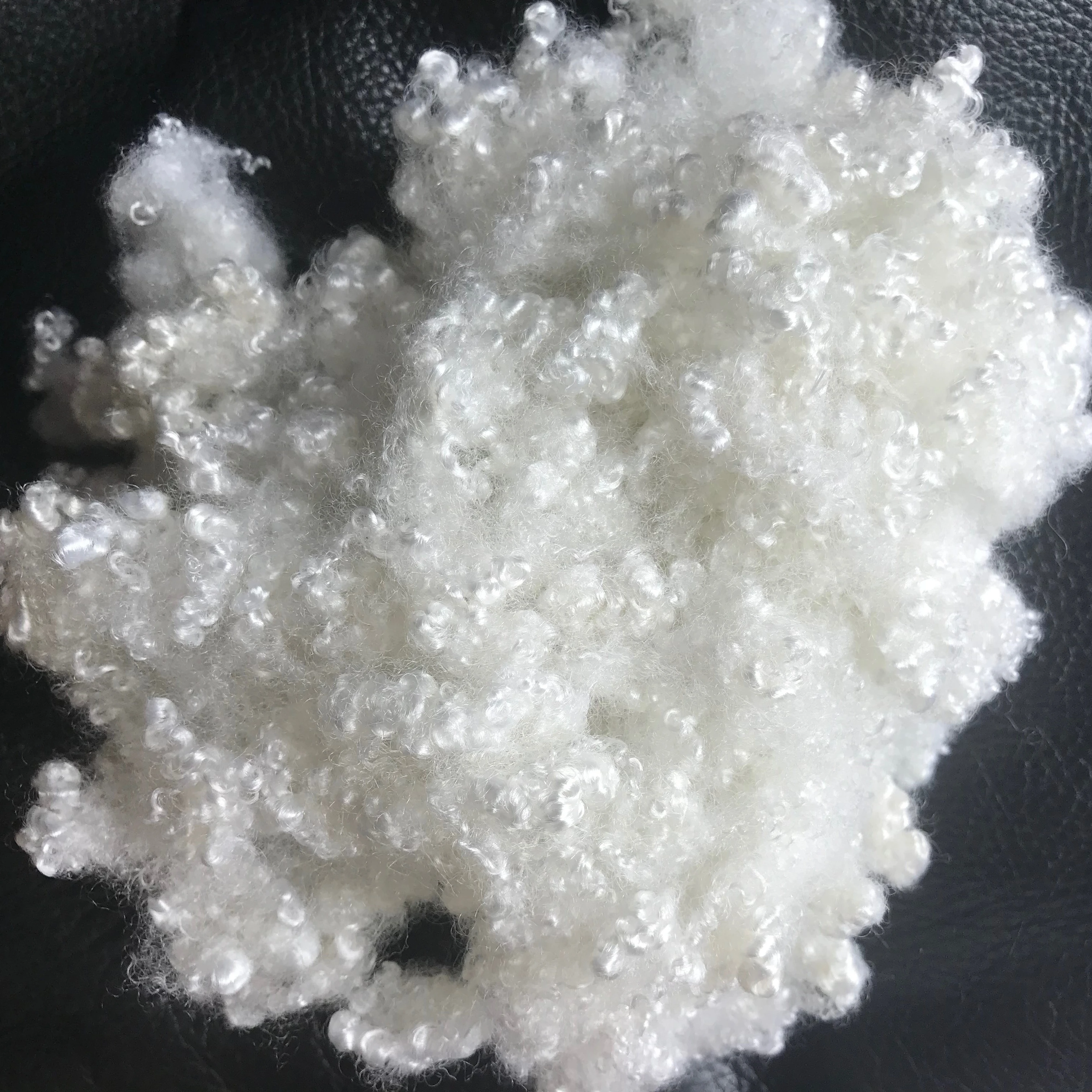 Полые конъюгированные переработанные волокна белого цвета 7D/15D лучшее