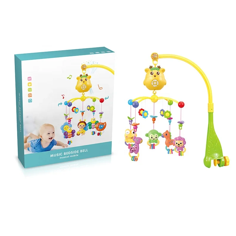 Детская подвесная Мобильная погремушка для детской кроватки музыкальные игрушки Детский погремушка для кровати