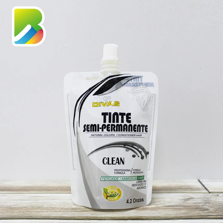 Food Grade Stand Up Fruit Drink Juice Baby Nozzle Bag Flexible Pouches Fluid Packaging Foil Foldable Spout Pouch