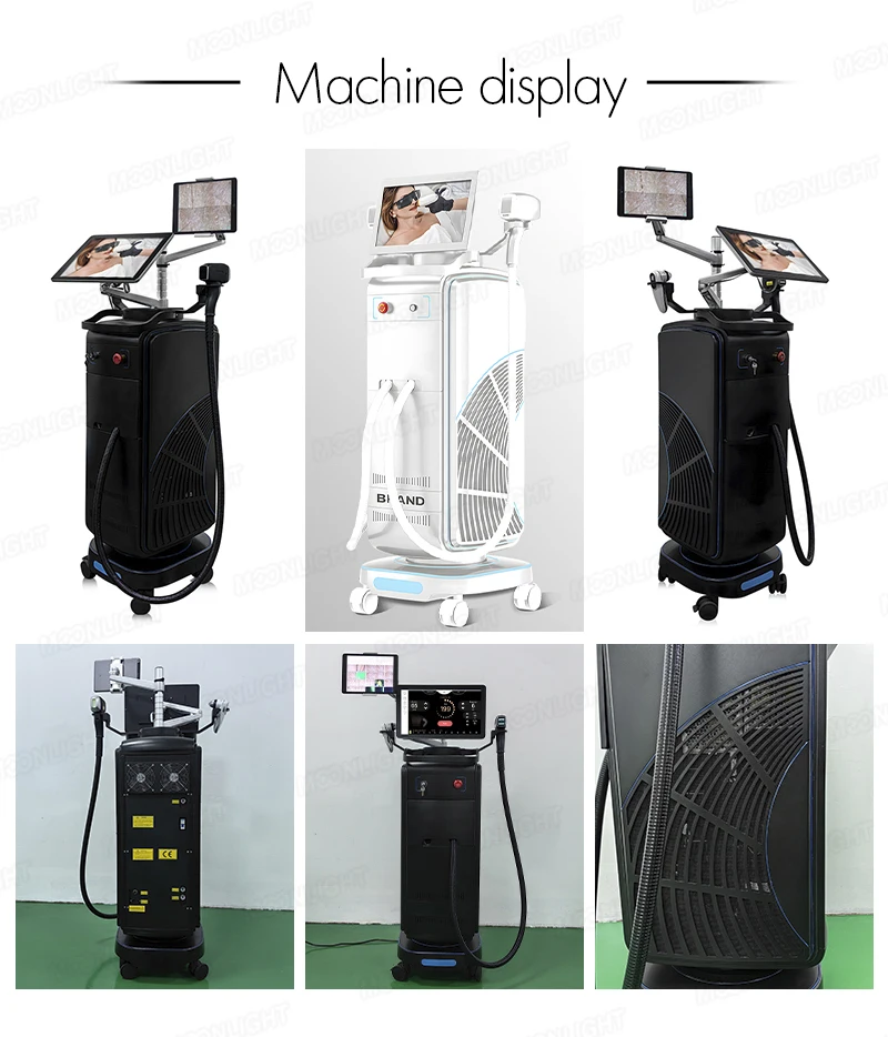 2024 newest 4wave Ice titanium high power 2000w 3 wave laser hair removal permanent hair removal device