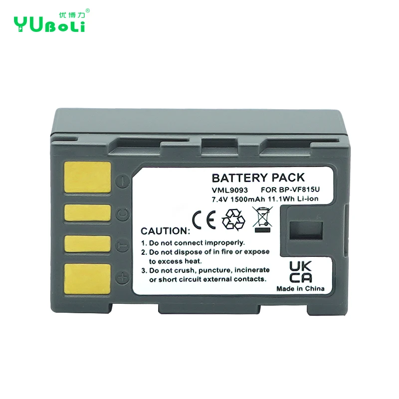 Stock 1500mAh BN-VF815 BN VF815 BNVF815 VF815U Camera Battery Pack for JVC GR-D720US GR-D728 GR-D771 GR-D720 GR-D740US