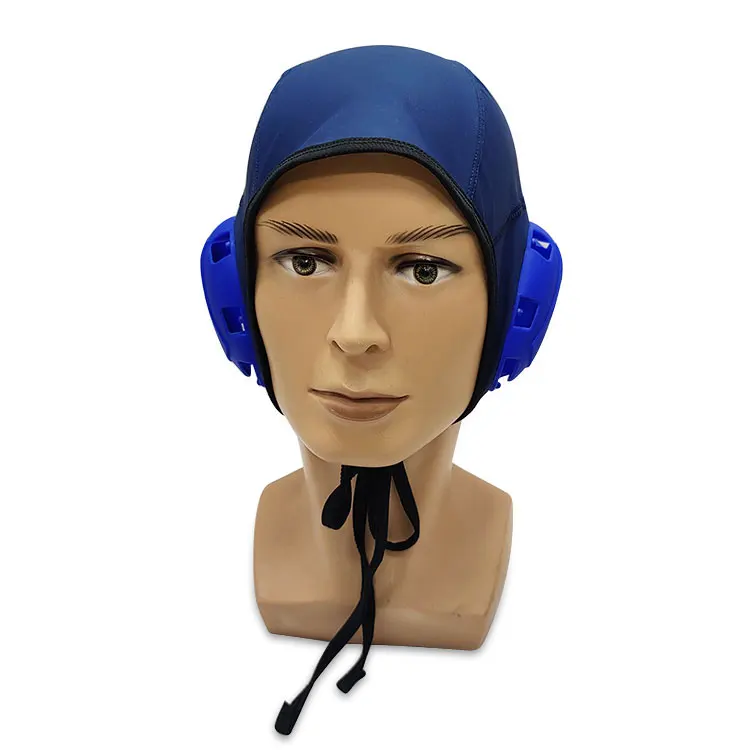 Outdoor water sports swimming cap PU coated water polo cap