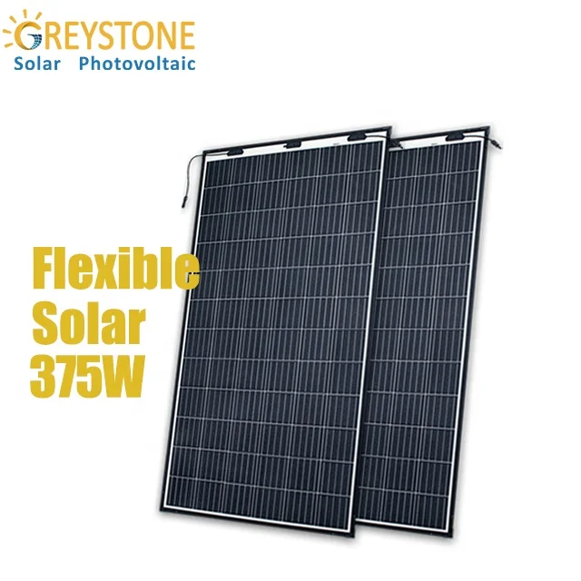 GREYSTONE 375w new technology with latest design ultra-thin flexible solar panels