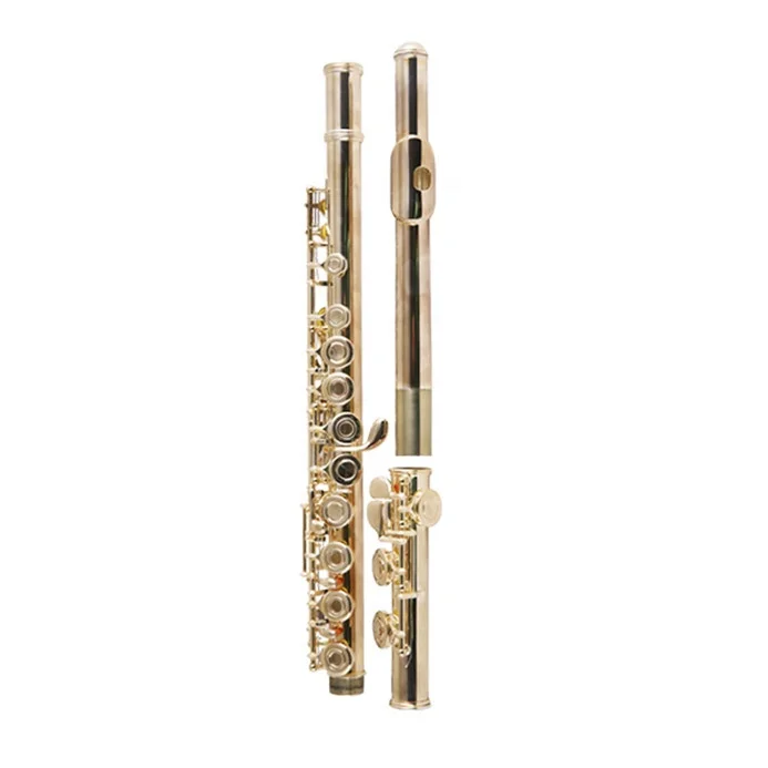 Professional flute 16 - hole white copper flute woodwind instrument