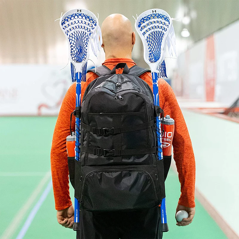 Men and Women XXL Premium Lacrosse Bag Quality Sports Lacrosse Backpack for Field Hockey, Soccer Travel