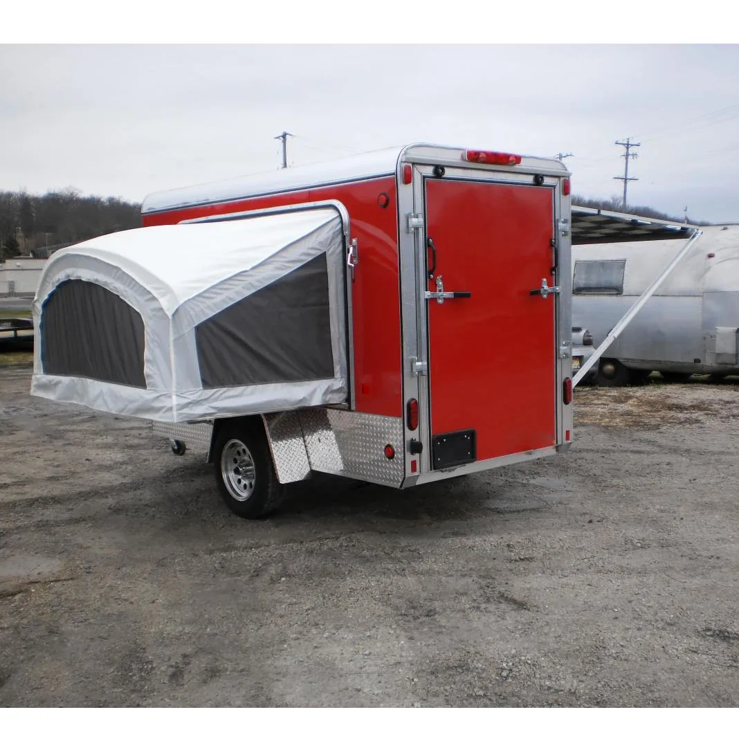 Закрытый V-образный жилой автофургон, дорожный Трейлер 5x10, грузовой трейлер, автофургон