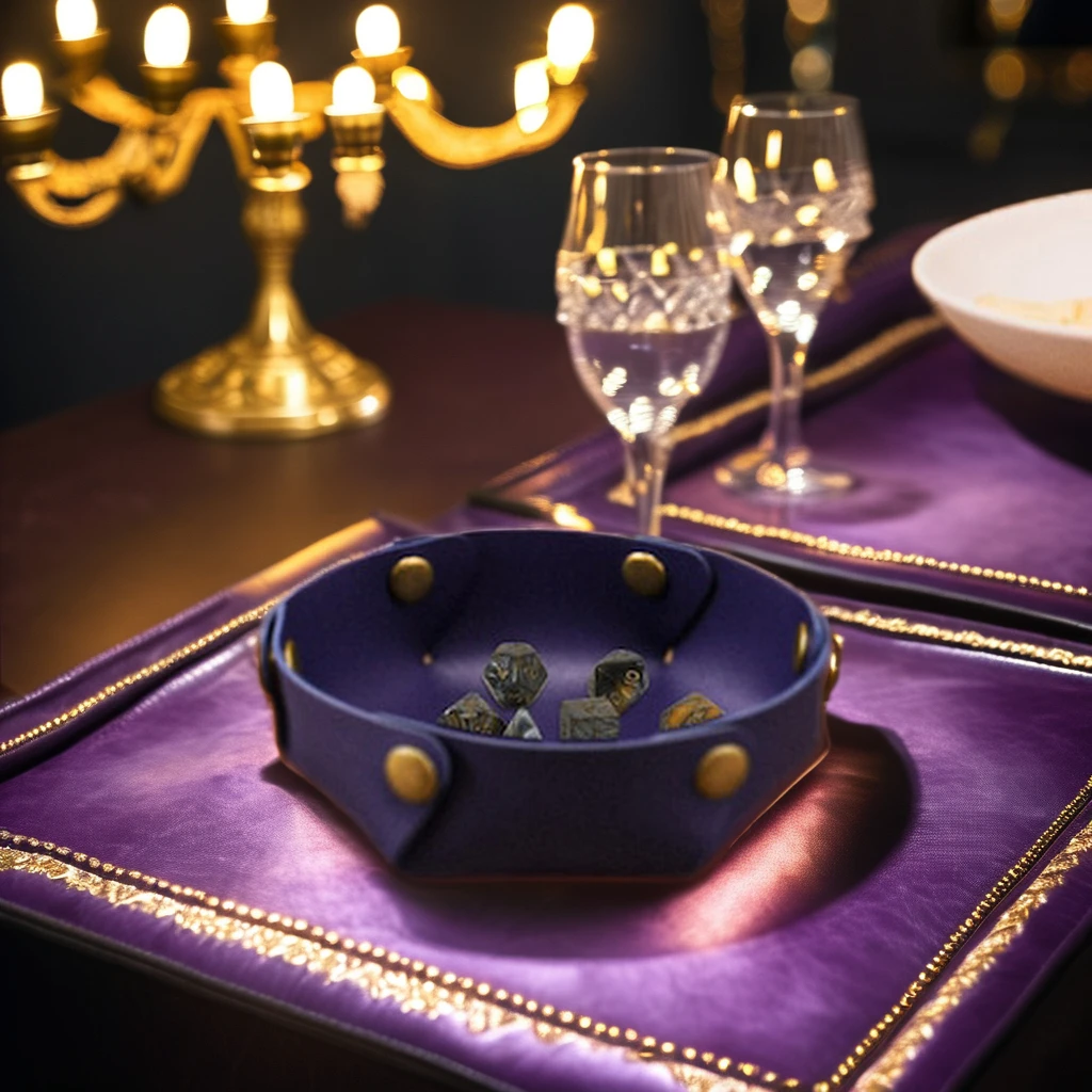 Personalized Leather Dice Tray Gift Dnd Game Lover Tray Table Board Games Engraved Leather Gaming Tray