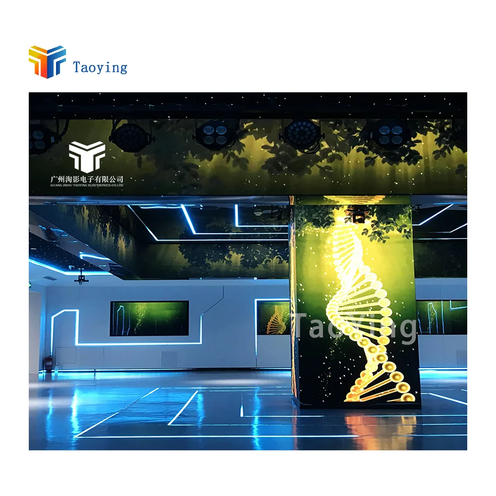 Projection Screen Exhibition Hall Projection Screen Led Transparent Film Screen Hologram Projector Exhibition Hall Projection