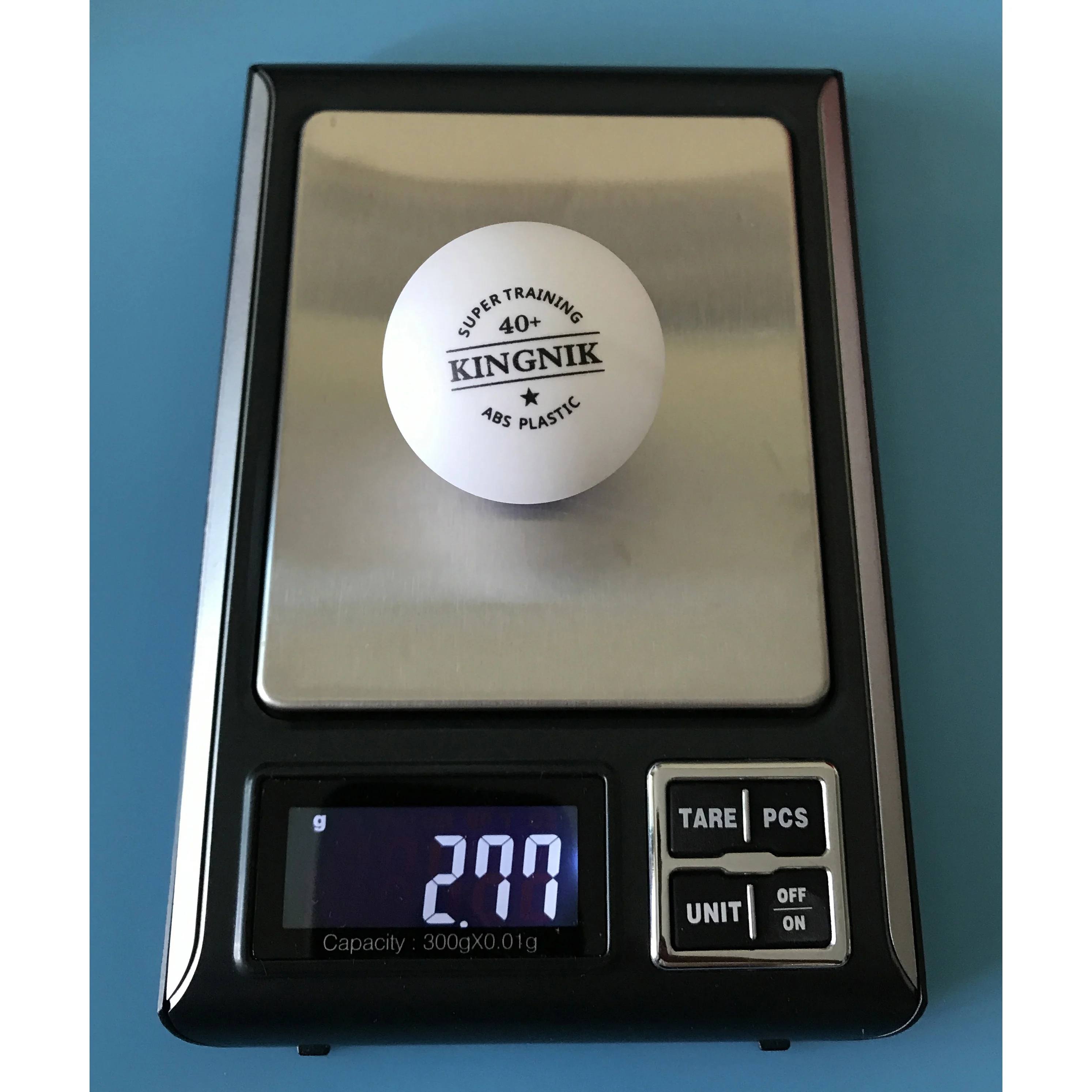 
KINGNIK 1 Star 40+ plastic white pingpong ball (6balls per box) 