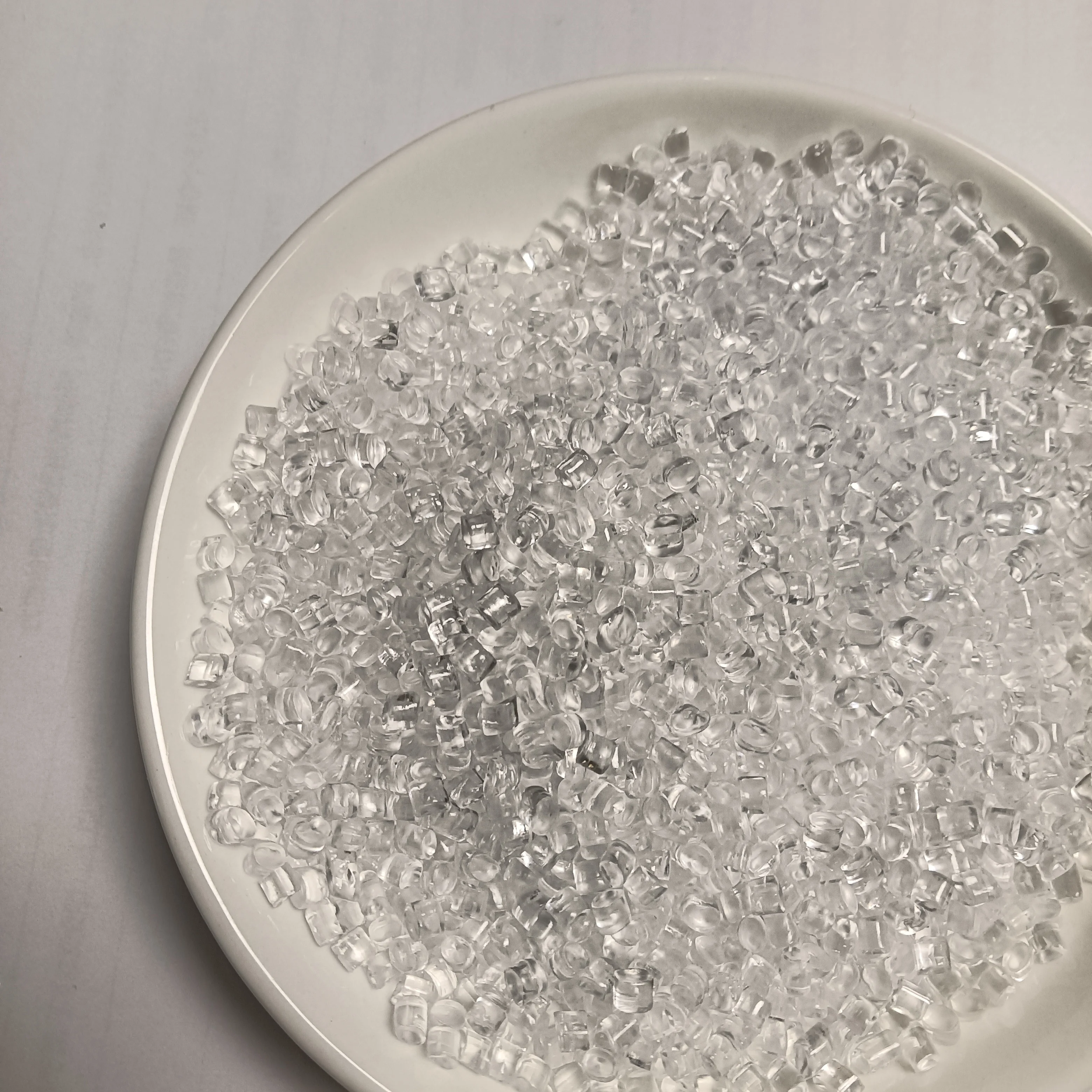 Factory wholesale natural and white color anti-static particles granules plastic raw material for industrial application