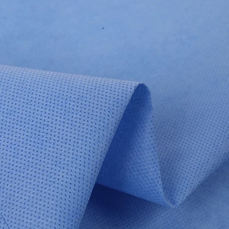 PP Spunbond Nonwoven Blue 1.6m SMS Polypropylene Non Woven Fabric