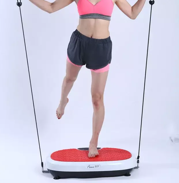 Hot Sales Wireless Remote Control Vibration Plate Bluetooth LED Control Panel Slimming Plate Body Fit Massage Machine