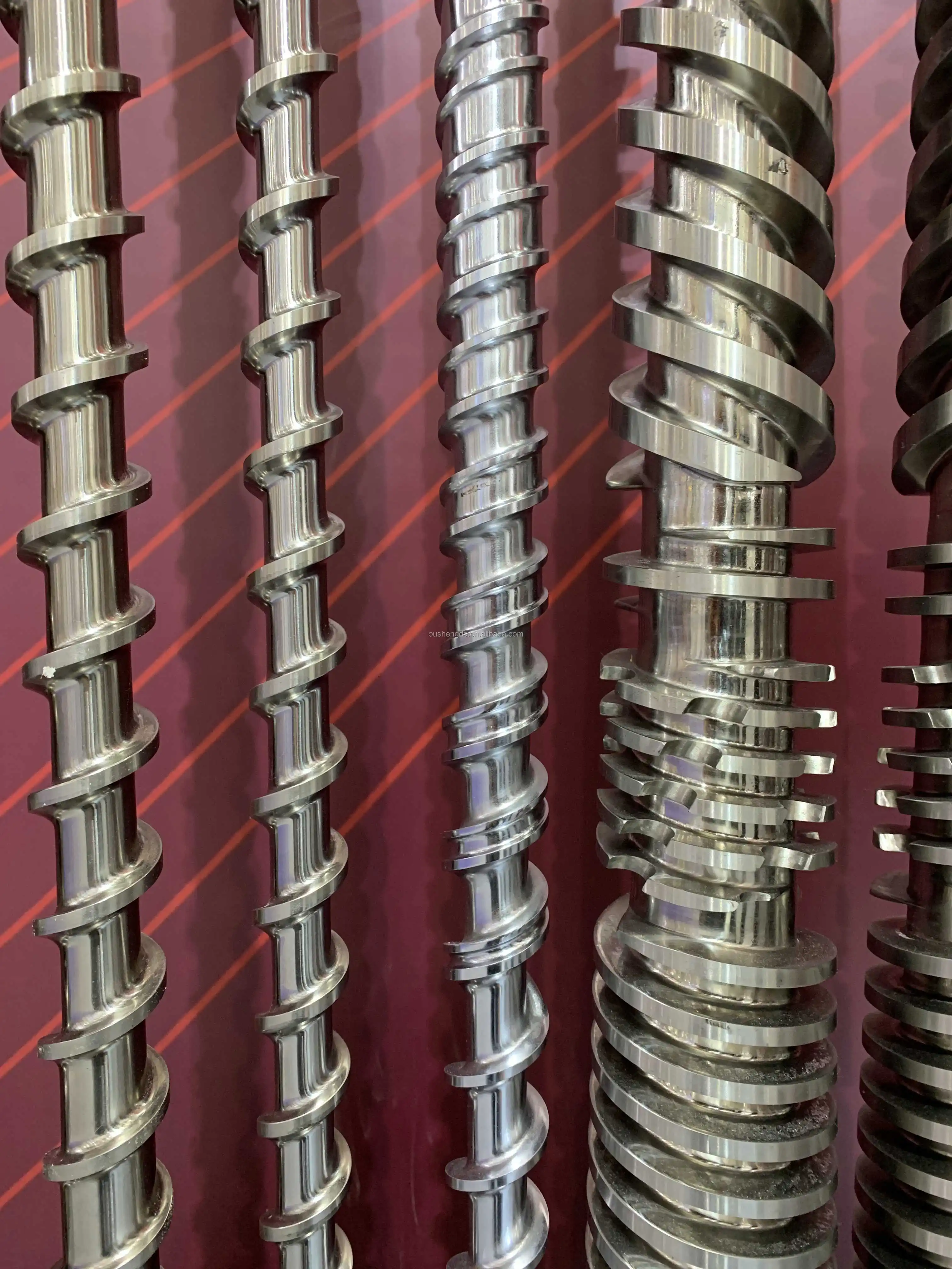 Один винт экструзионной машины для переработки ПВХ труб PE PP