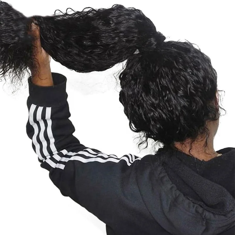 
 Xuanran Высокое качество 360 Кружева передние парики быстрая доставка монгольские волосы курчавые вьющиеся полный HD прозрачные кружевные парики из натуральных волос с Африканской структурой, Прямая поставка  