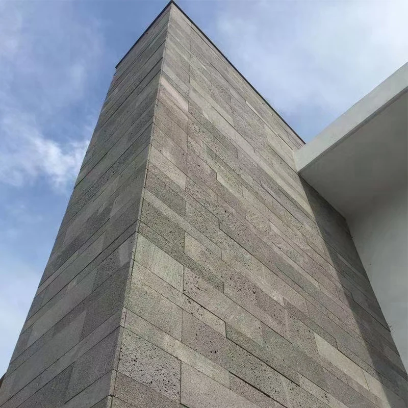 Natural Basalt Stone Price Wall  Panel Volcanic Tile Slab Lava Stone For Facade