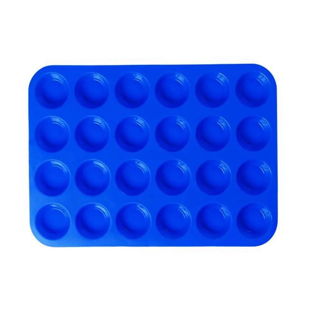 Factory wholesale silicone muffin pans for baking mini