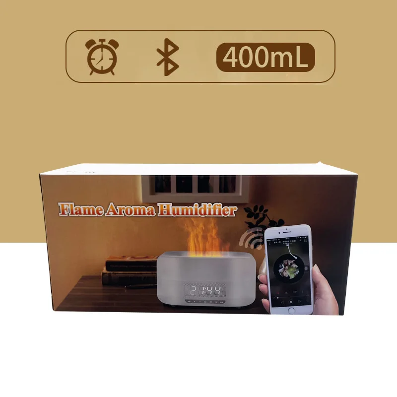 Newest 3D Fire Air Humidifier Night Light Aroma Diffuser Cool Mist Ultrasonic Led Flame Fire Humidifier