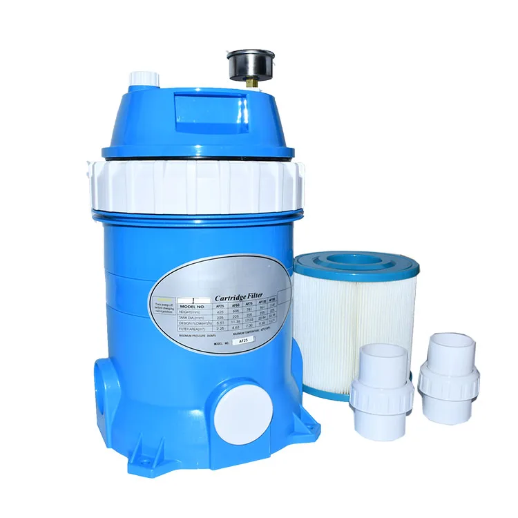 AF25 Convenient Water Crown Pool Accessories: Portable Blue and Gray Filter Cartridges for a Hassle-Free and Crystal Clear