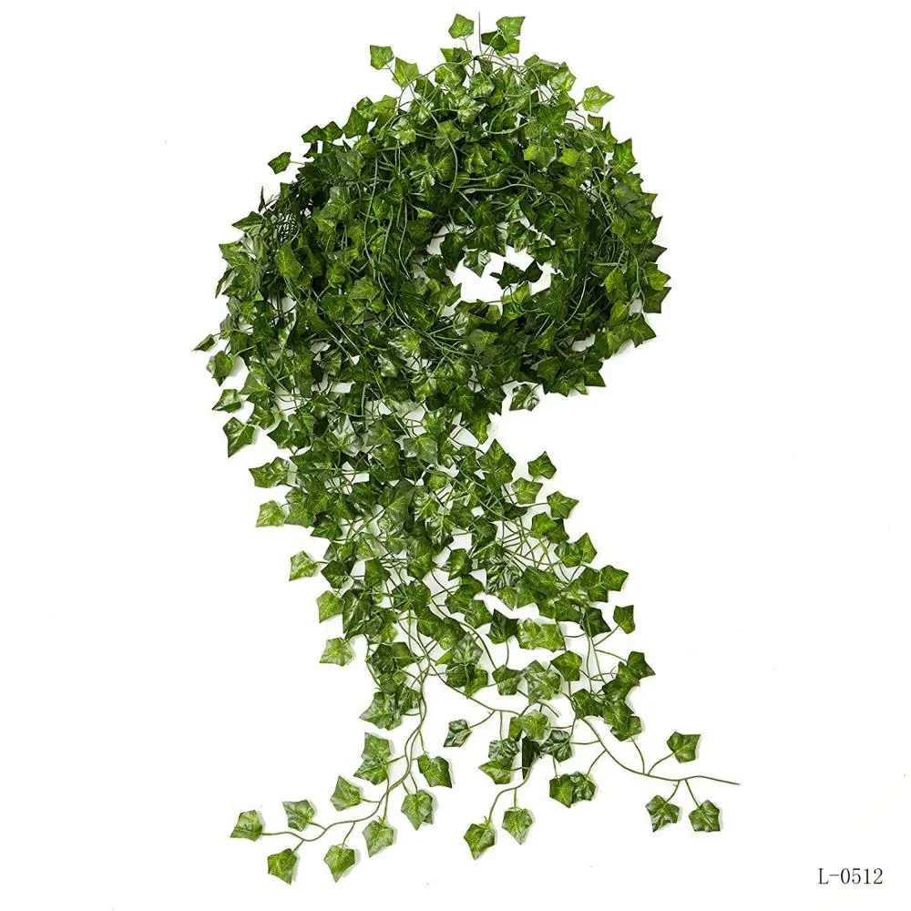 12pcs Artificial Ivy Vines Leaves Wholesale Wedding Home Decoration Cheap Artificial Ivy Garland