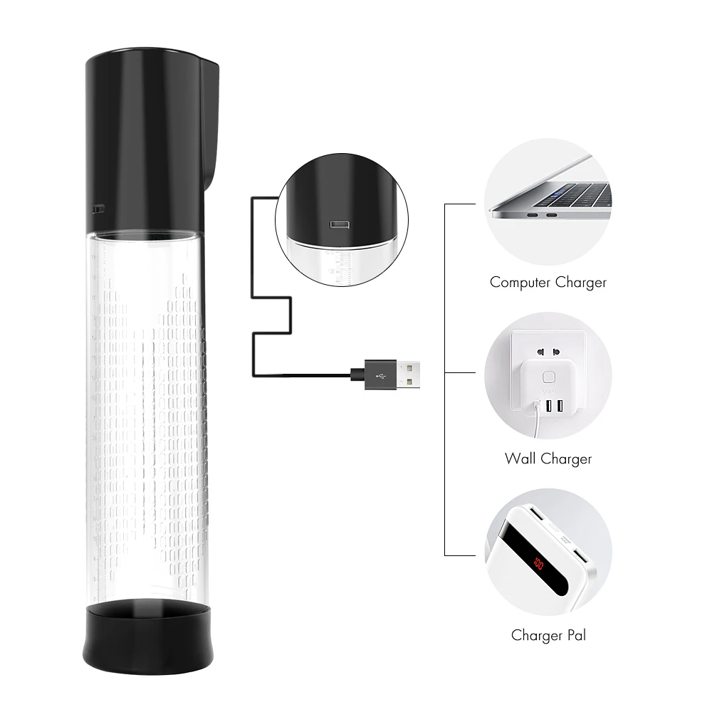 Digital display penis pump males sex machine handsome up enlarge penis pump erectile dysfunction vacuum device