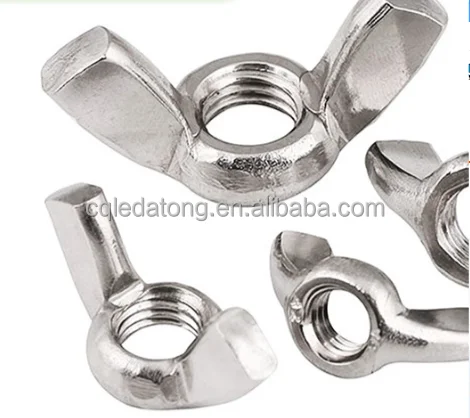 Fast Delivery DIN315 M5 M6 M7 Stainless Steel Wing Nuts Butterfly Nuts
