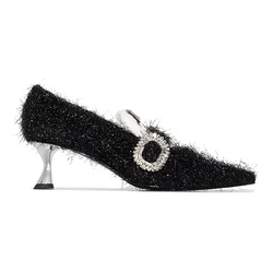 Pumps Black Kitten Heels Custom Fur Pump Women Shoes With Thin Heel