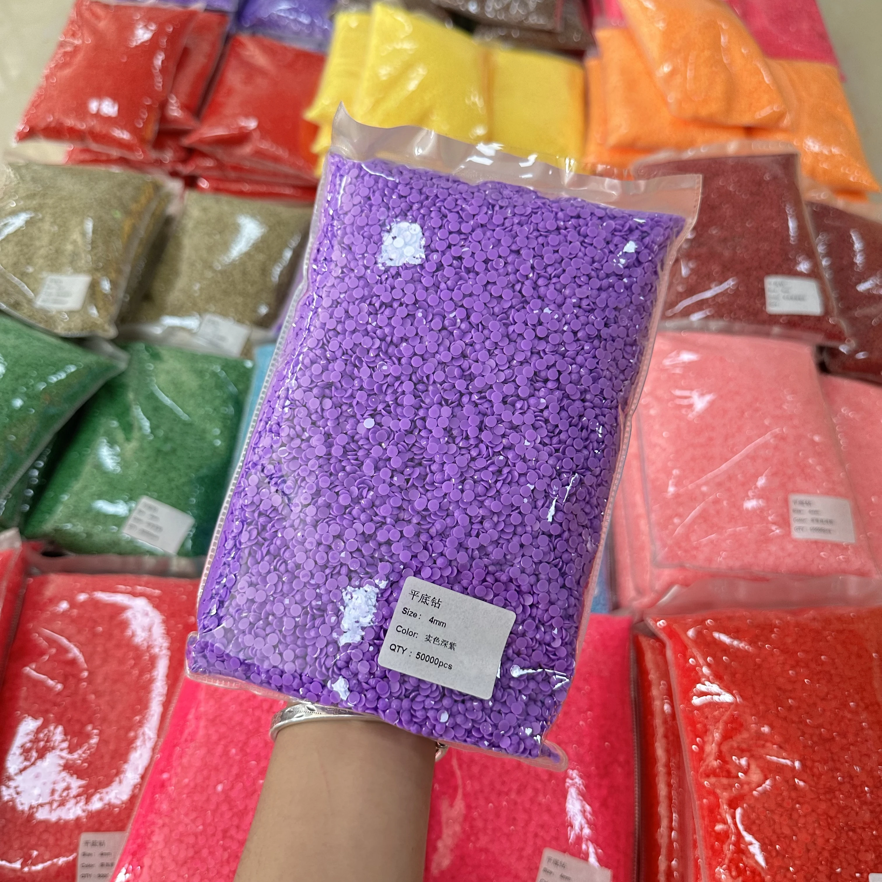 WHATSTONE Opaque Macaroon NEW Color 2mm 3mm 4mm 5mm 6mm Flat Back Solid Jelly Resin Rhinestone For Tumbler DIY