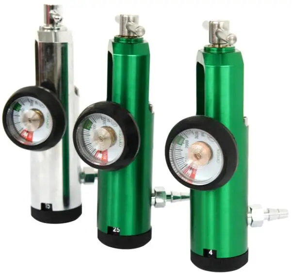 CGA 870 Medical Oxygen Pressure Regulator 0/8/15/25lpm for Oxygen Gas Cylinder