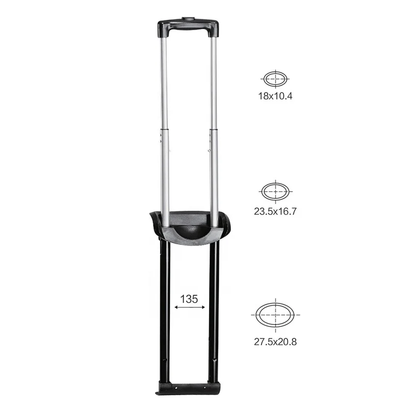 Chinese Suitcases Plastic Puller  Luggage Parts