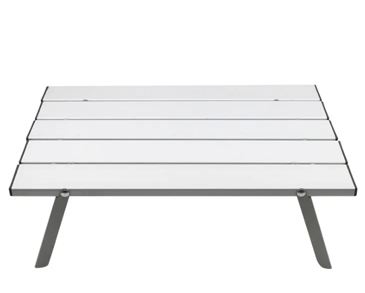 Super Mini Camping Table 41X29cm Alloy Folding Table Picnic Table Desk