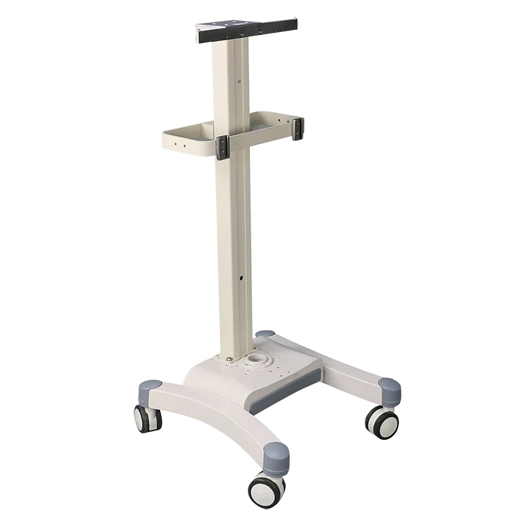 Алюминиевая Мобильная вращающаяся тележка для медицинских тележек с опорным рычагом для оборудования для вентиляторов, ICU