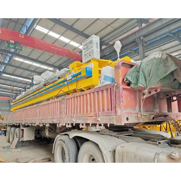 Automatically pull plate filter press mud mechanical filter press