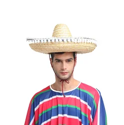 Decorations for Fiesta Carnival Festivals Birthday Theme and Party Supplies Mexican Sombreros Playa Straw Hat